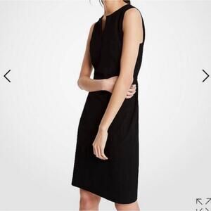Ann Taylor Black Midi Dress